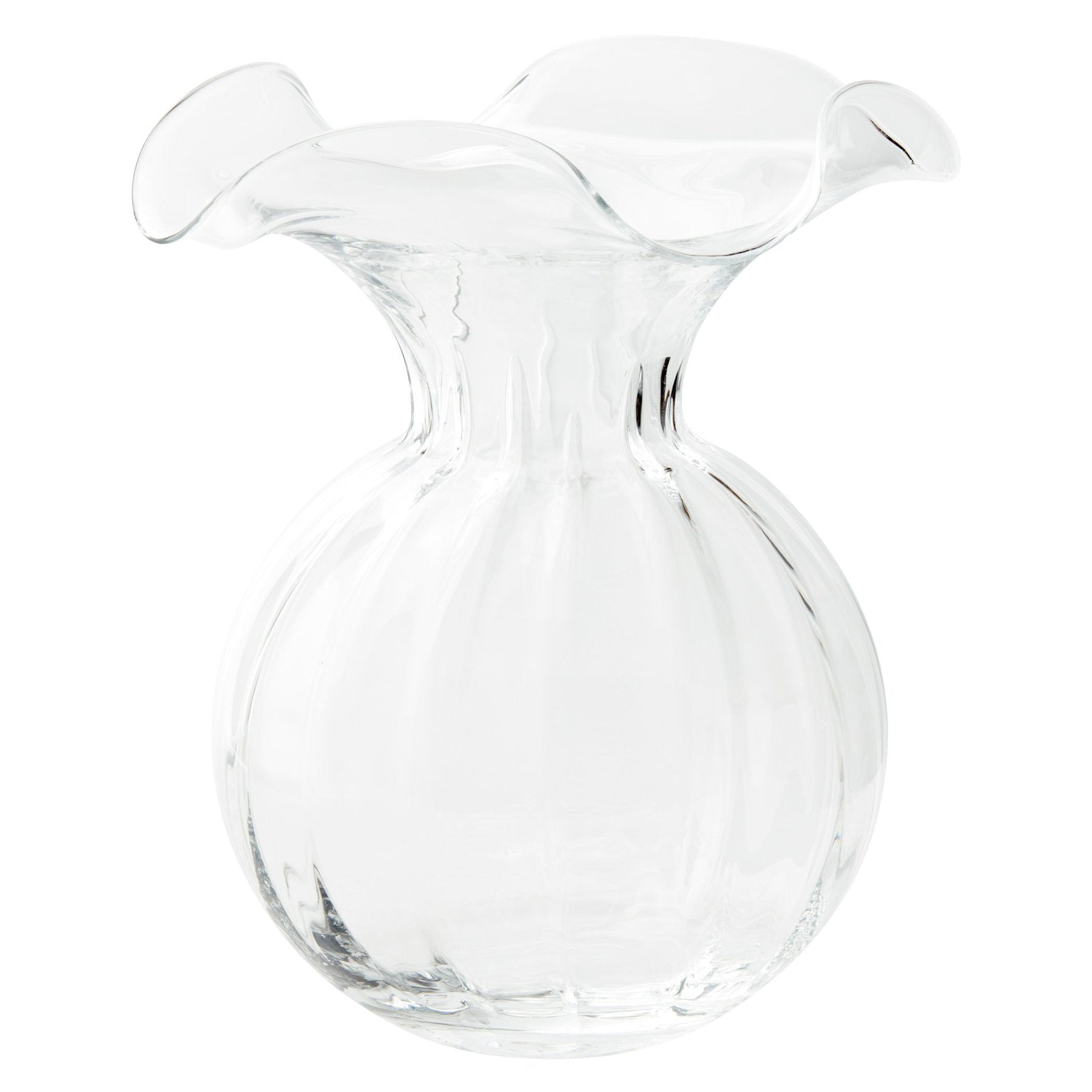 glass vase, bud vase, vietri, hibiscus vase
