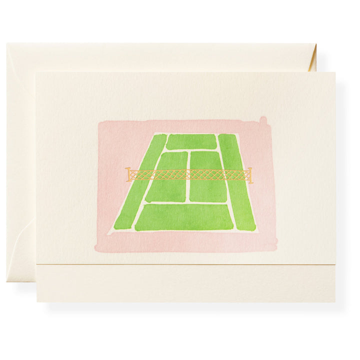 tennis club, notecards, stationary