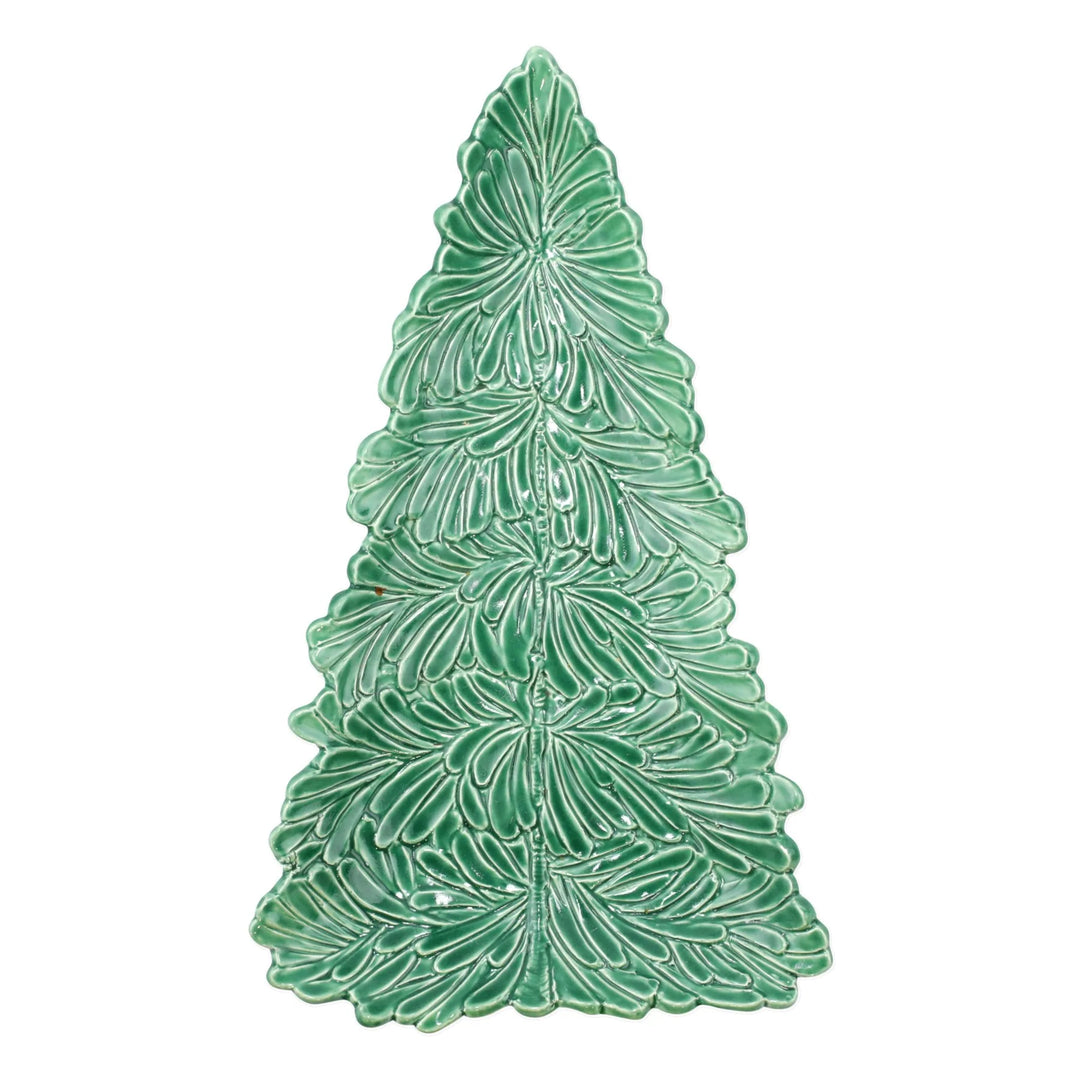 Vietri | Lastra Holiday Figural Tree Small Platter