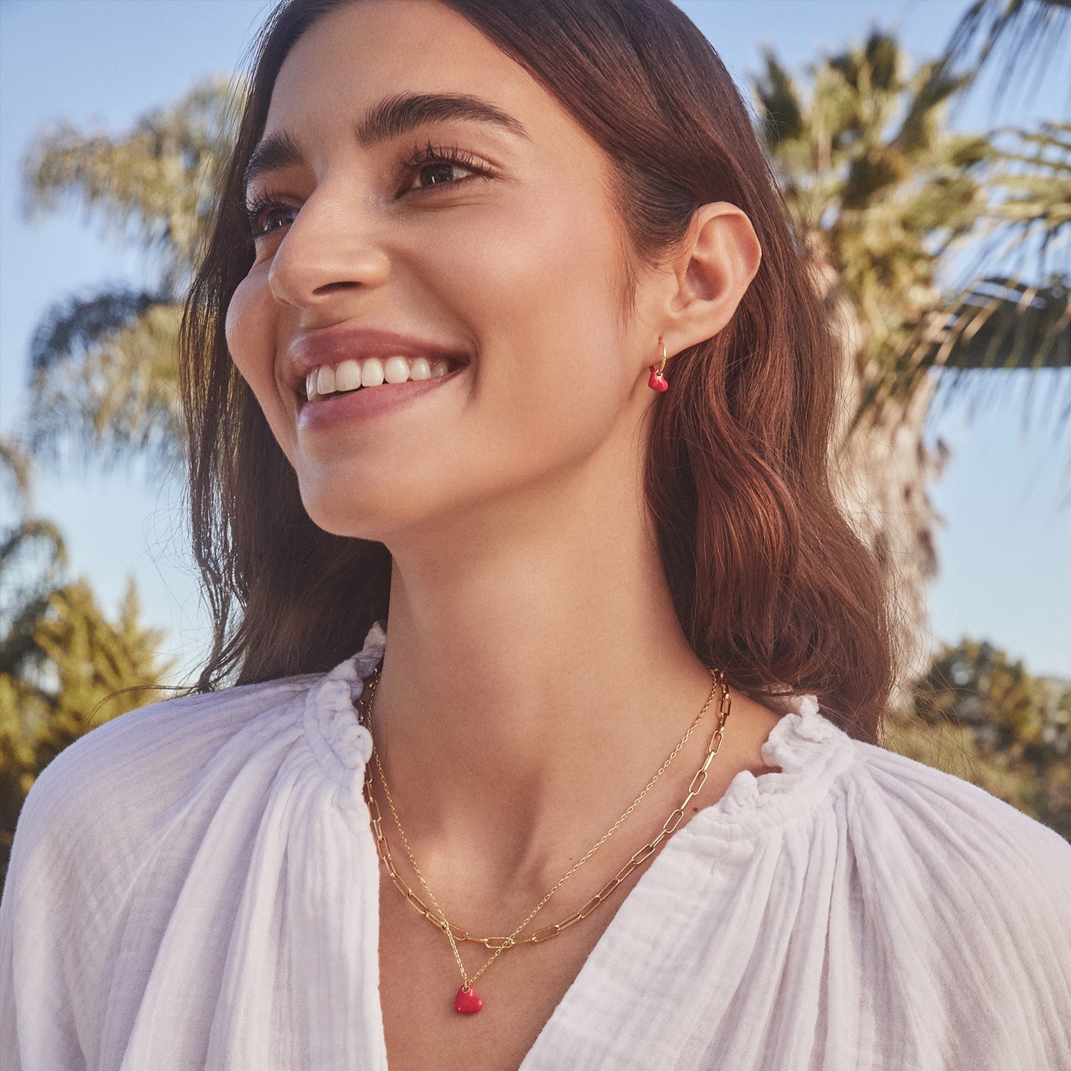 gorjana, huggies, earrings, hearts