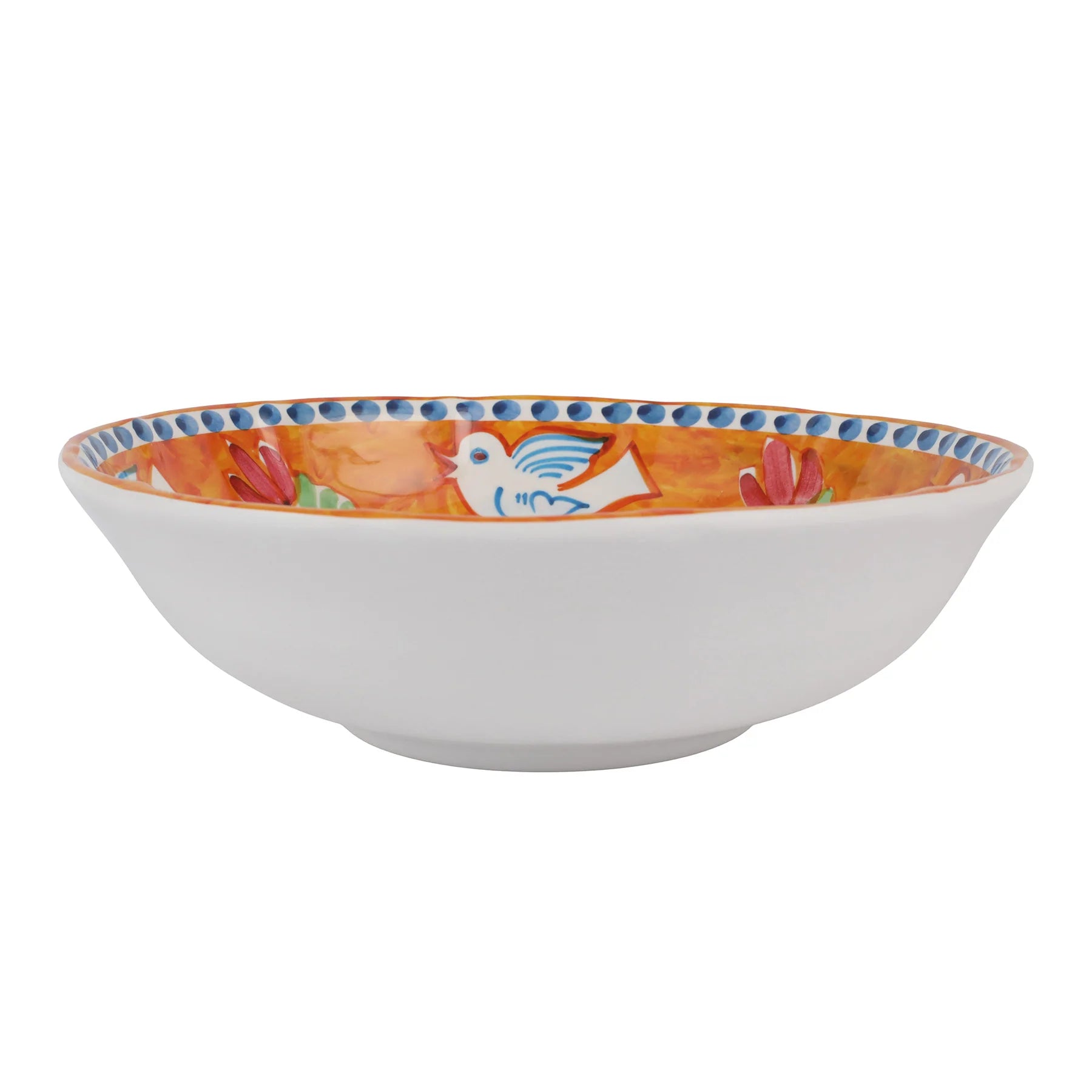 Vietri | Melamine Campagna Uccello Large Serving Bowl