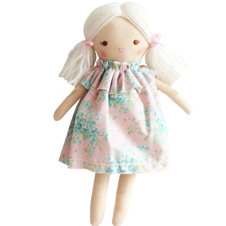 Alimrose | Mini Matilda Asleep Awake Doll | Blue Pink