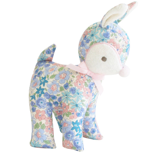 Baby Deer Rattle | Liberty Blue