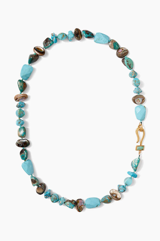 Chan Luu | Odyssey Hook Necklace | Turquoise