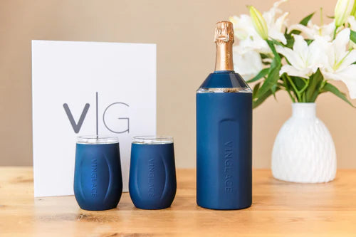 Vinglace | Wine Gift Set with Glass Lined Wine Glasses