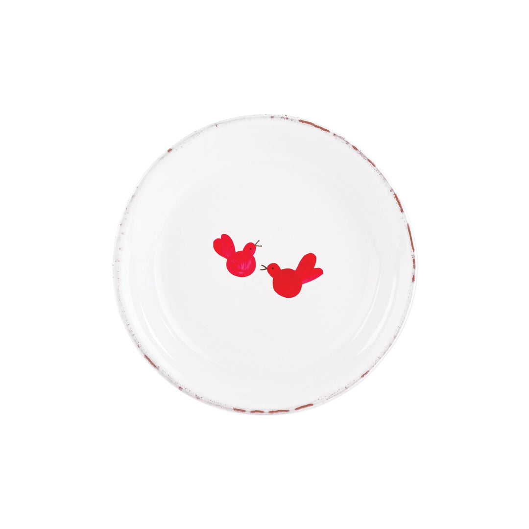 vietri, italy, cardinal, old st. nick, penso plate, winter park, gift shop, sentimental gift, plate