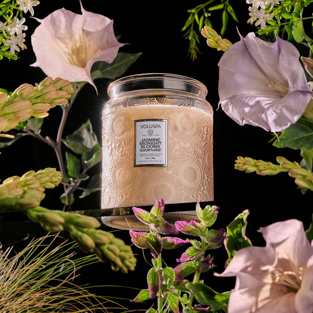 Voluspa | Luxe Jar | Jasmine Midnight Blooms