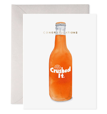 Crushed It Congratulations Card