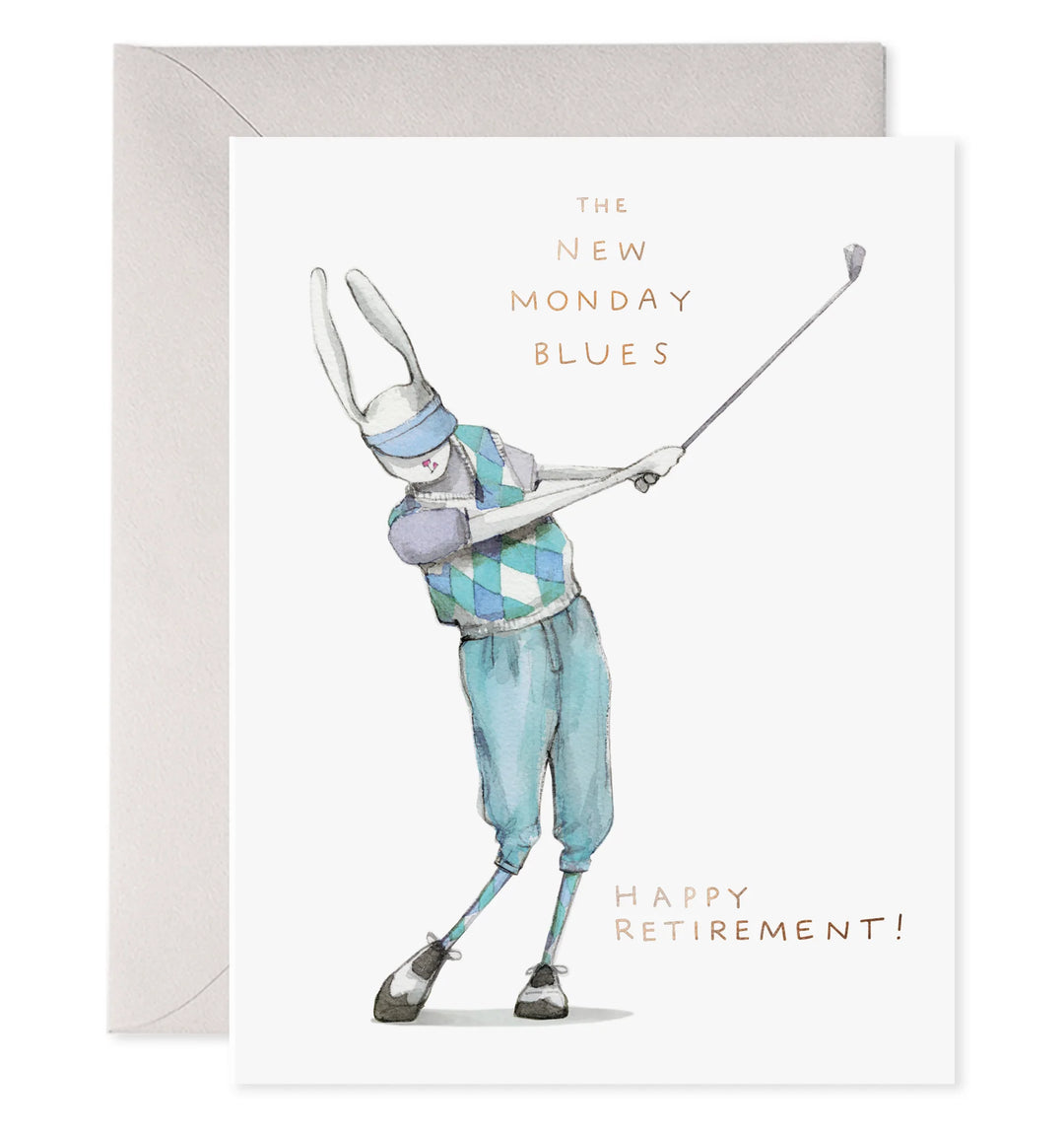 New Monday Blues Retirement Card