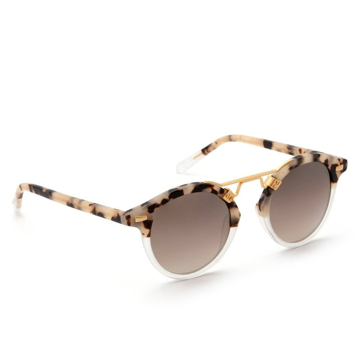 Krewe | St. Louis Mirrored | Matte Oyster to Crystal Mirror Polarized