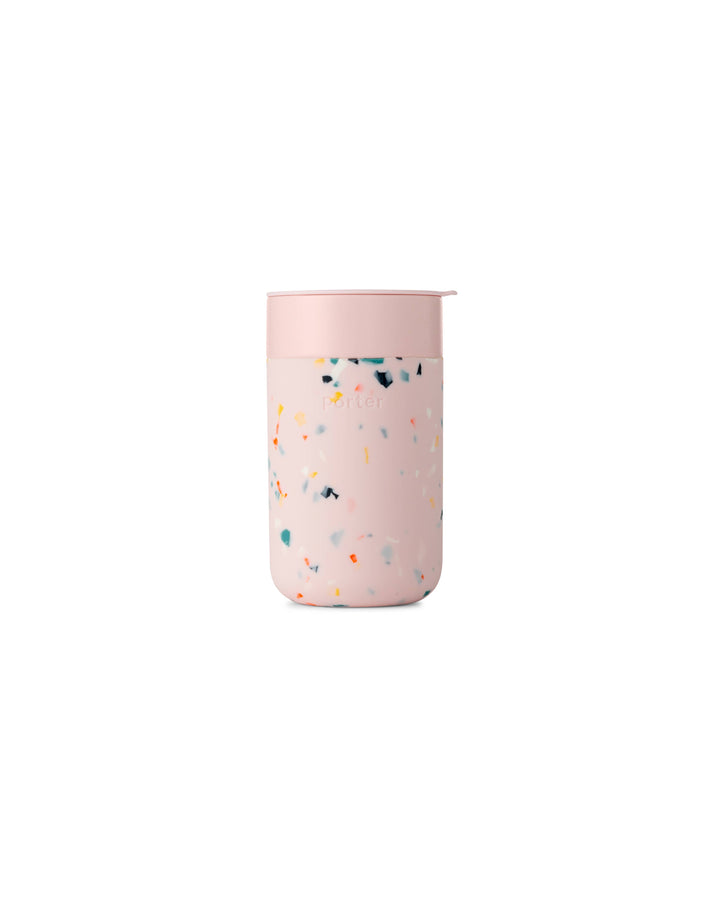 Ceramic Reusable Coffee Mug | Terrazzo Blush | 16oz