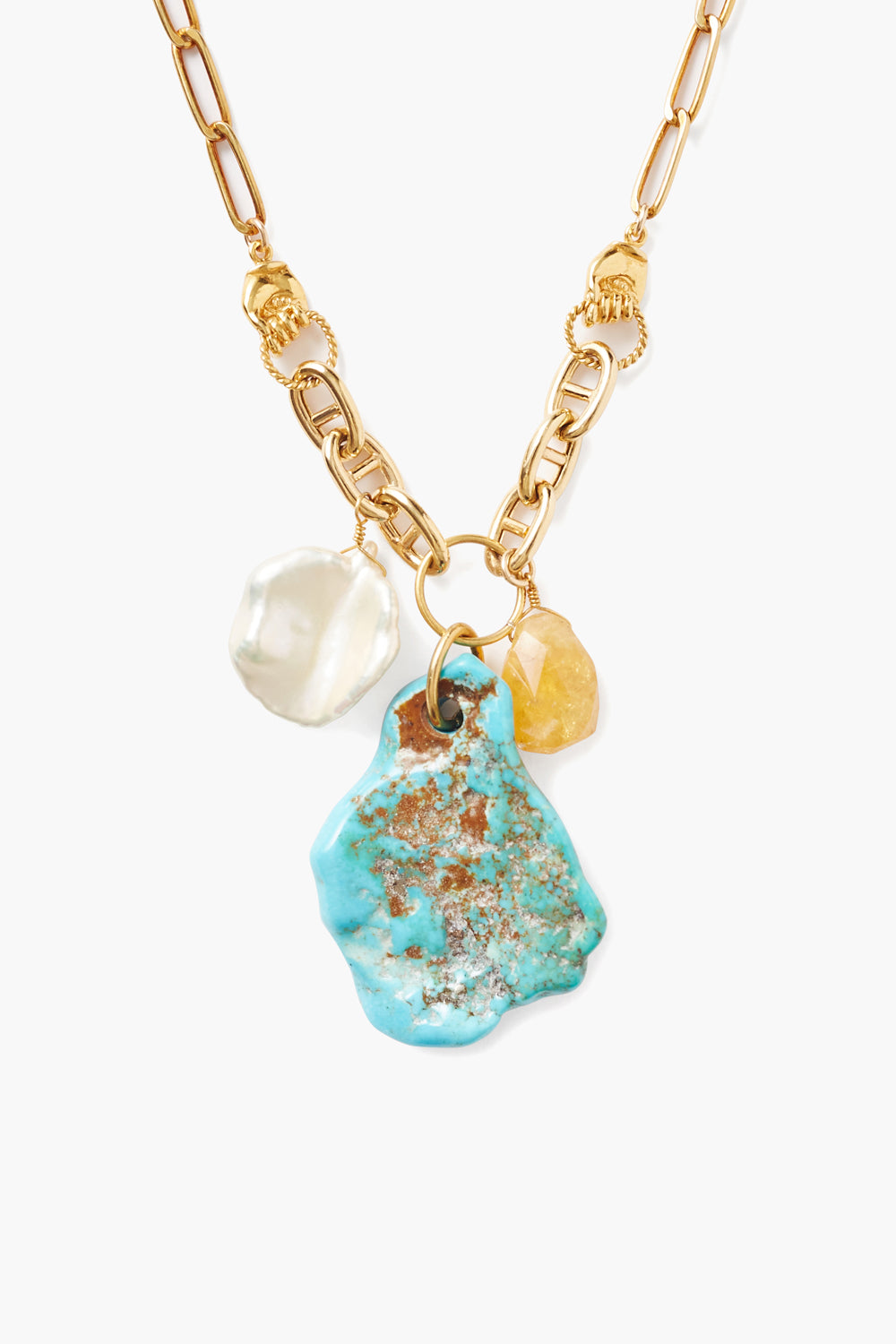 Chan Luu | Turquoise Theta Necklace