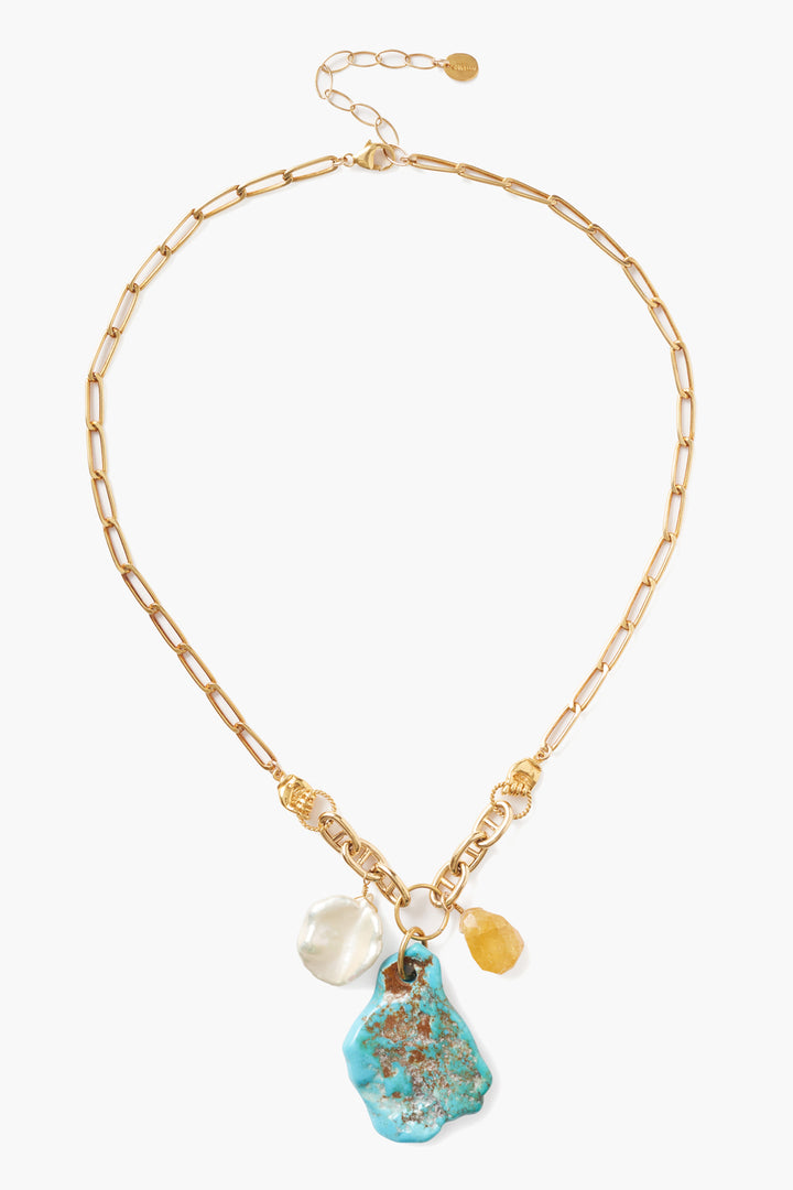 Chan Luu | Turquoise Theta Necklace
