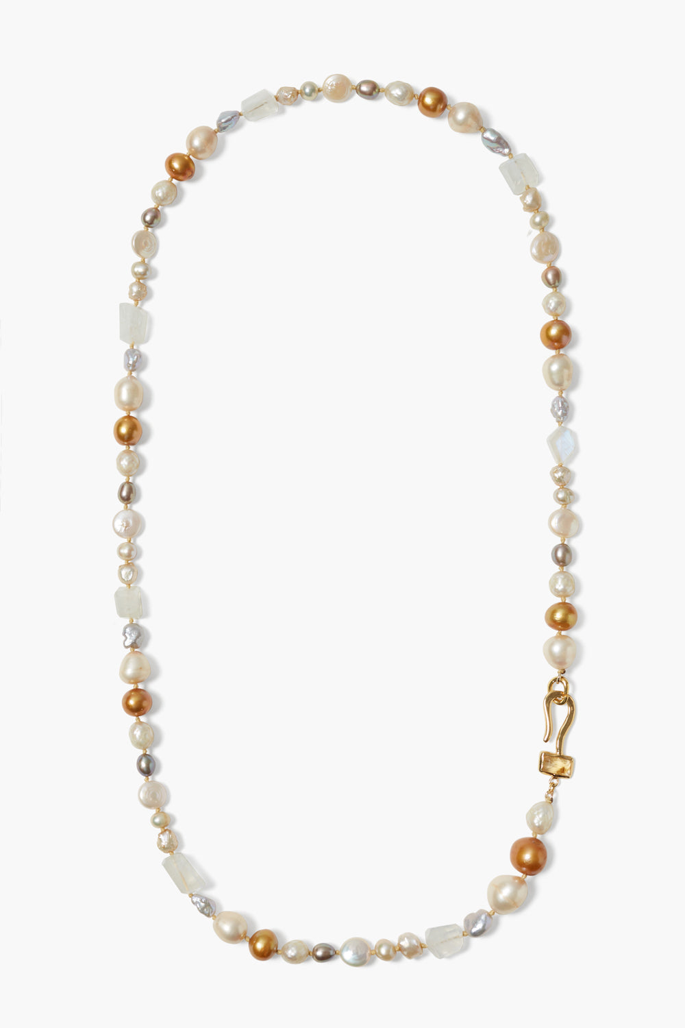 Chan Luu | Odyssey Oceana Necklace | Champagne Pearl Mix
