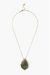 Chan Luu | Balloon Pendant Necklace | Green Mix